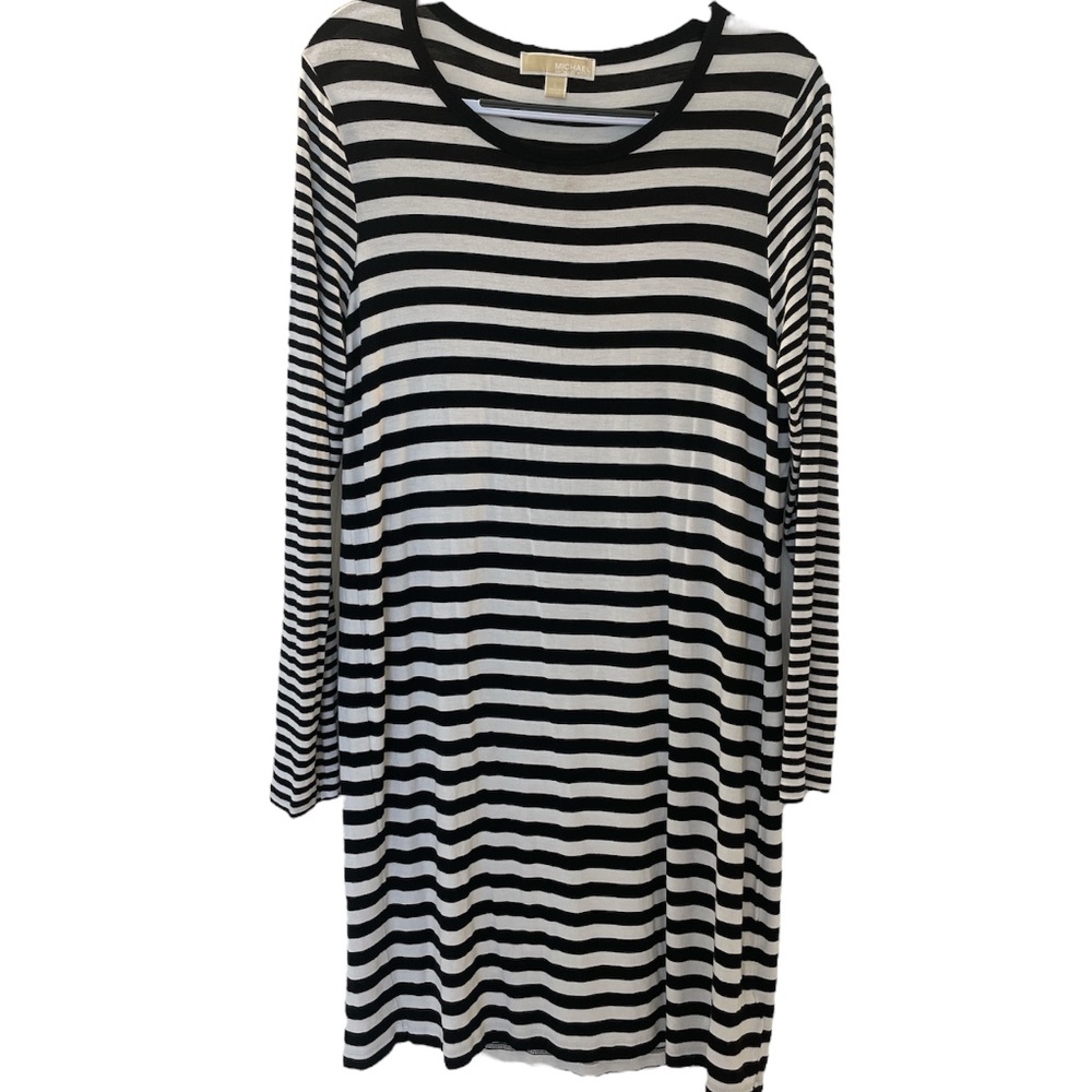Michael Kors Black and White Dress Size Large